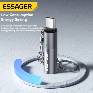 Essager ที่จุดบุหรี่ Type-C พกพาสำหรับการเดินทาง ใช้งานได้กับอุปกรณ์หลายชนิด