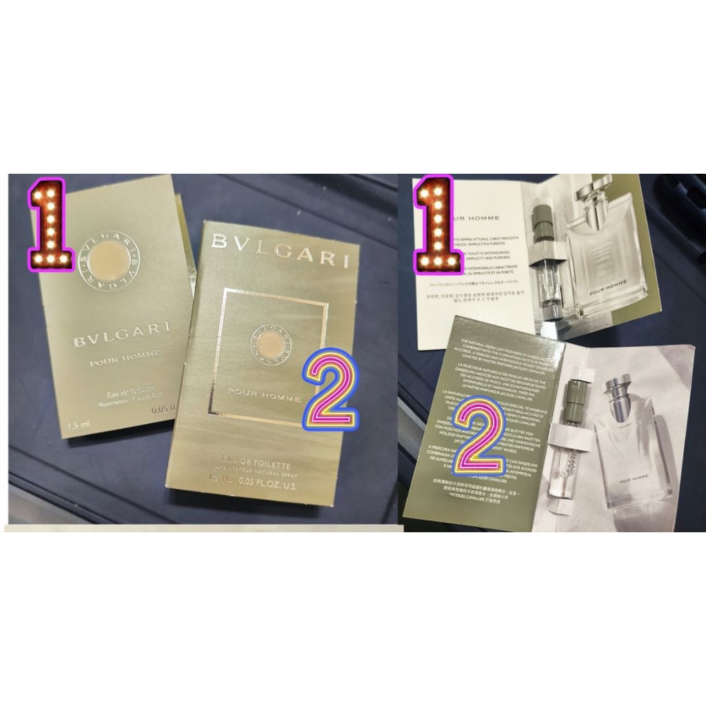 💥ฉลากไทย‼️น้ำหอมบุaกๅsี หลายกลิ่น Pour Hommy Eau De Toilette 1.5ml