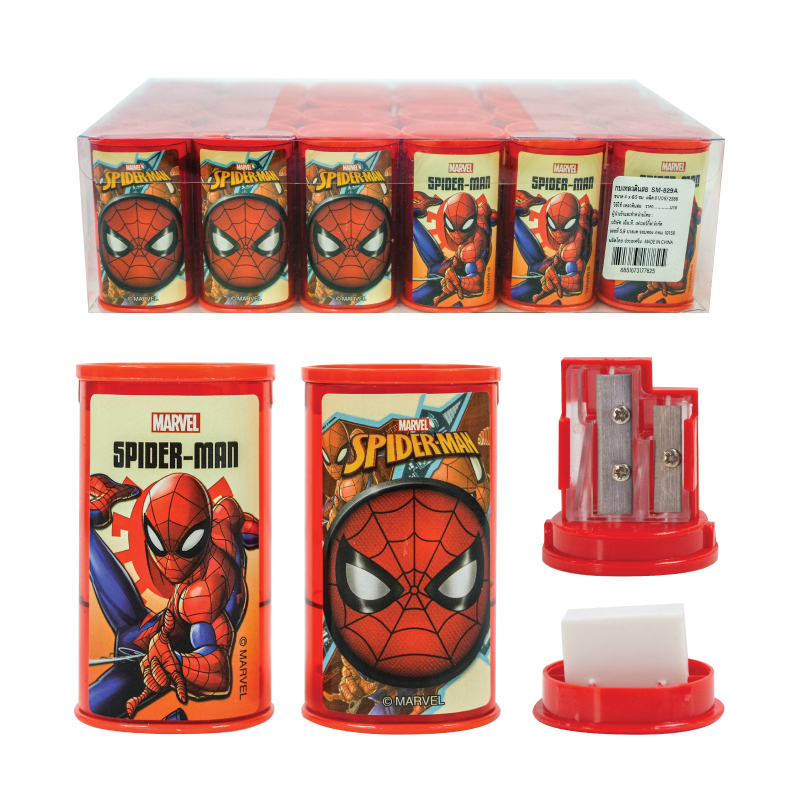 Mt กบเหลาดินสอ ลายลิขสิทธิ์แท้ กบเหลา 2in1 พร้อมยางลบในตัว กบเหลา 2 ช่อง ลายการ์ตูน 1 อัน - รูปที่ 5