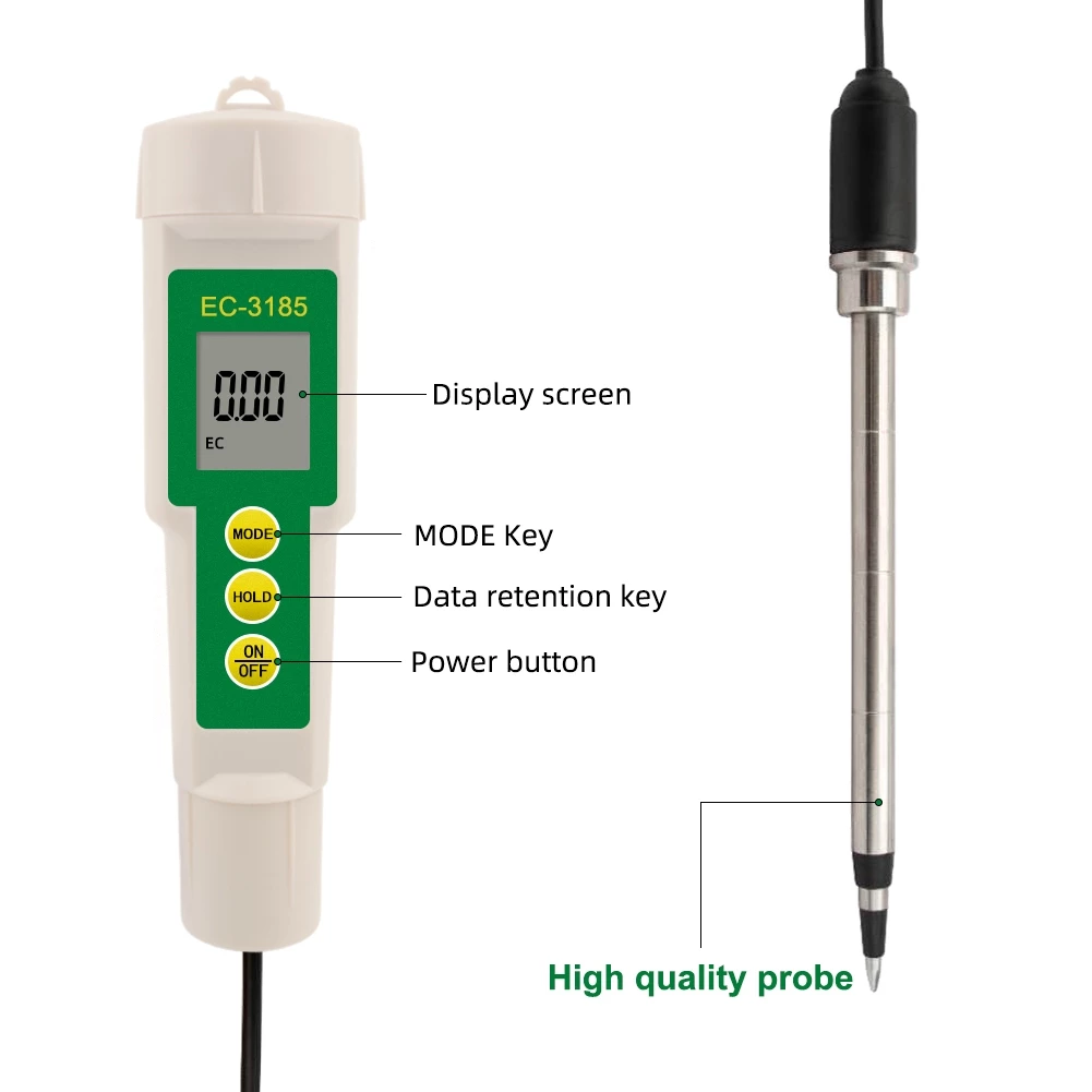 เครื่องวัดดิน RCYAGO TDS/EC Tester สำหรับปลูกพืช thumbnail 3