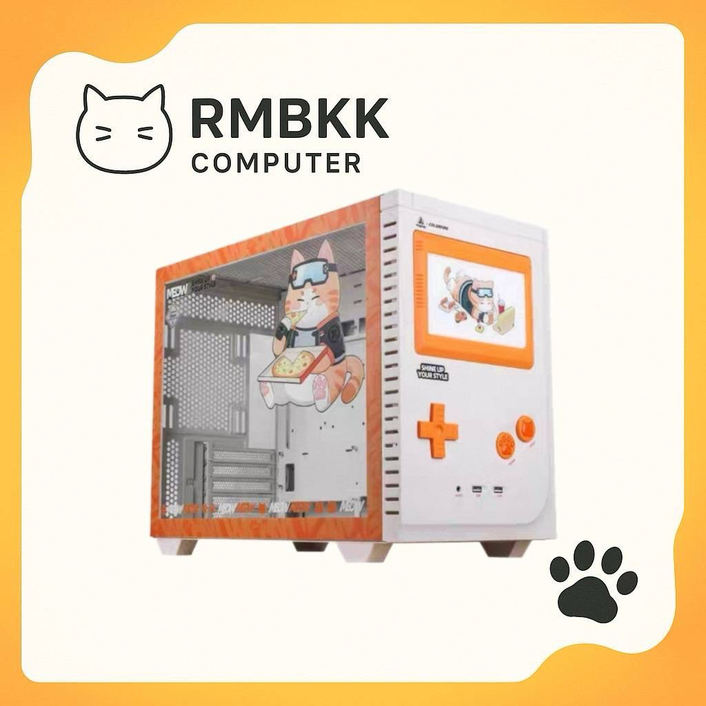 (พรีออร์เดอร์) เคส แมวส้ม 🐈(เคสคอมพิวเตอร์) Segotep x Colorfire Orange shadow matx edition