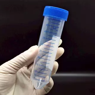 Centrifuge Tube 50 ml , Conical ,Flat cap หลอดเซนติฟิว 50 มล หลอดปั่นเหวี่ยงตกตะกอน ก้นแหลม (หลอดเก็บเมล็ดกาแฟ)