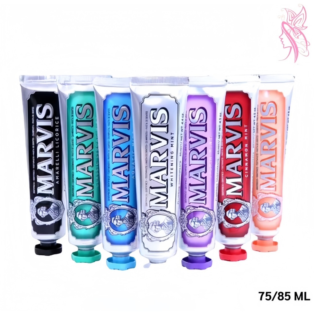 MK.Marvis มาร์วิส มีกลิ่นใหม่ 75ml,85ml ยาสีฟัน จากอิตาลี ฟันขาวสะอาดใช้ดีจริงๆ  ยาสีฟัน Marvis