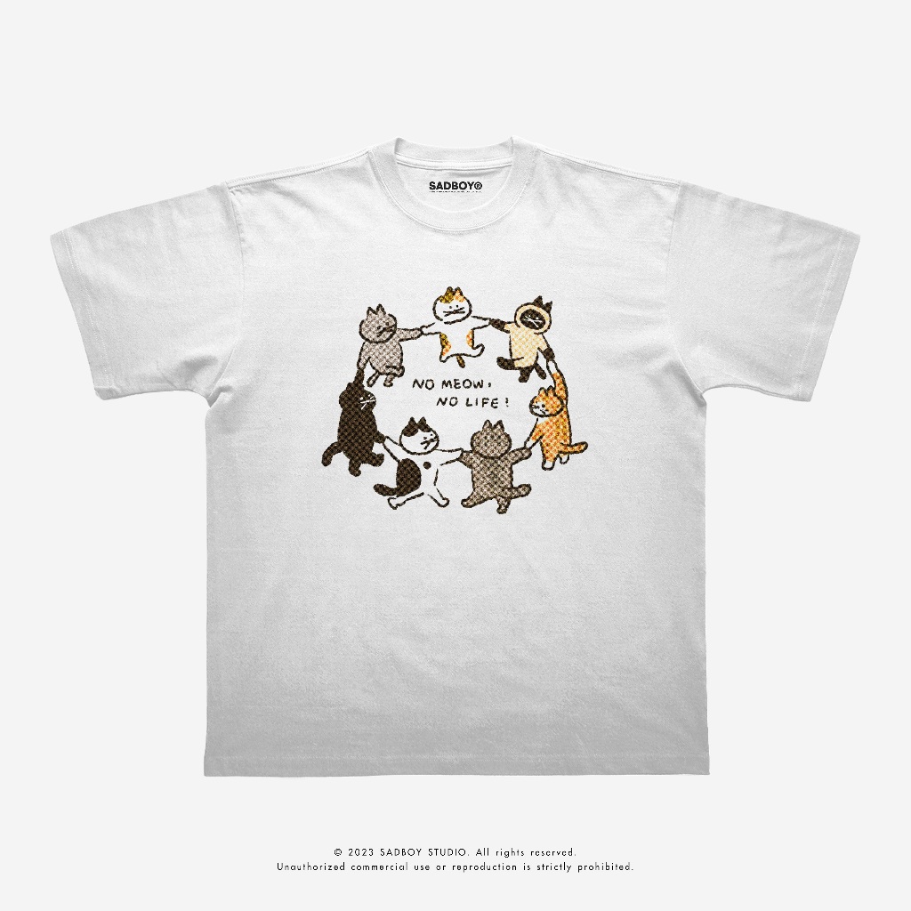 SADBOY® | no meow, no life 😽 | Oversized Unisex