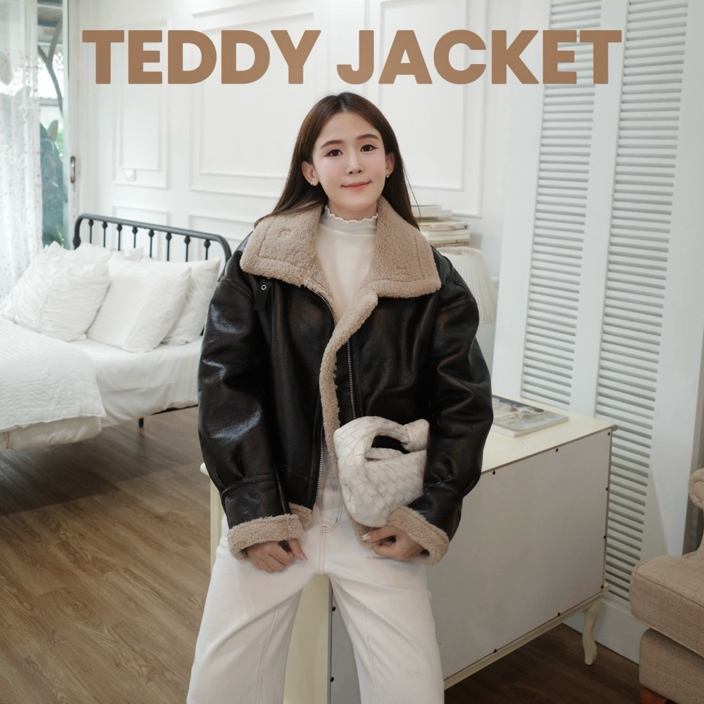 WINT - TEDDY LEATHER JACKET 🐻