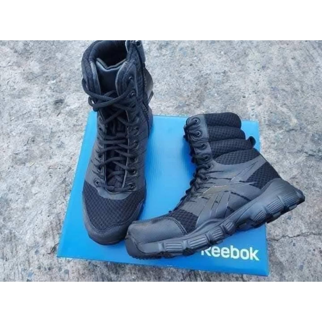 Reebok 8" Black Tactical Boots