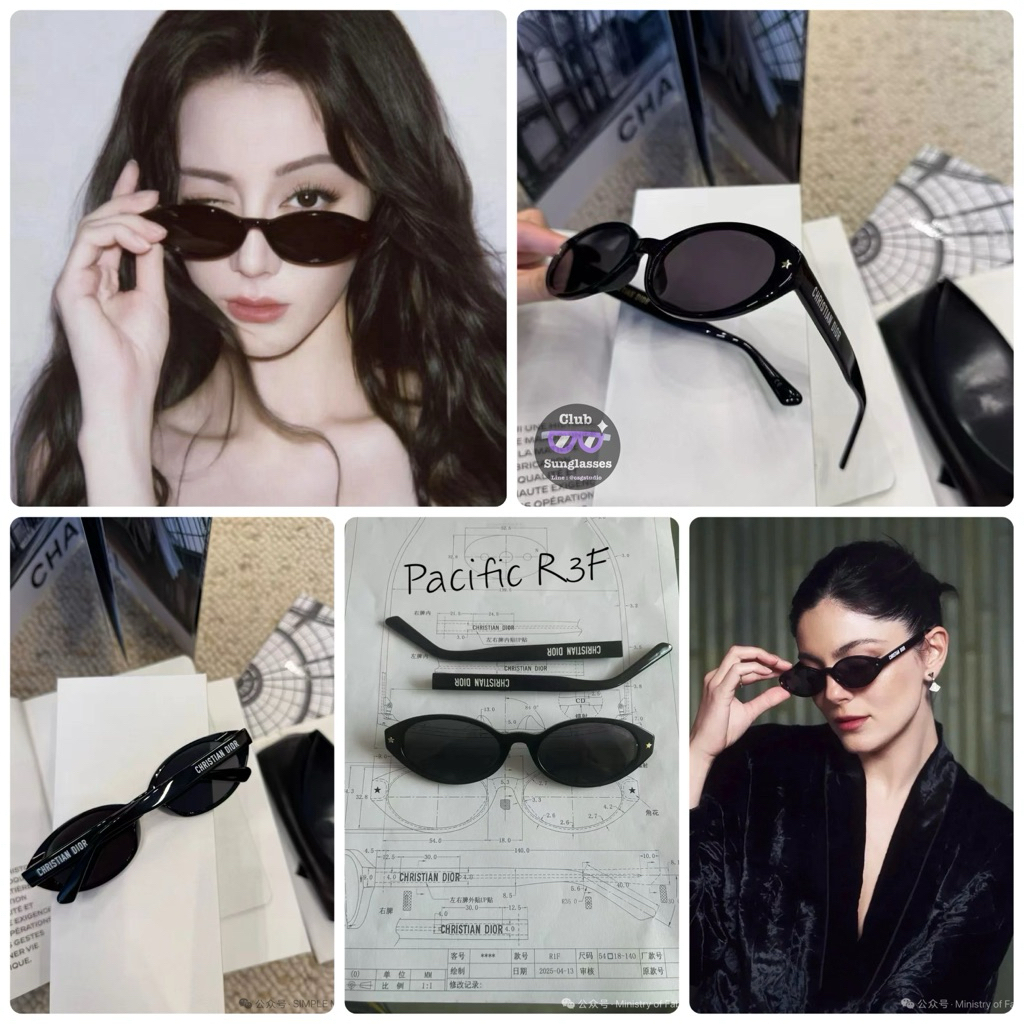 แว่นตากันแดด แฟชั่น   P*cific R1F & S3I พร้อมส่ง ทรงรีและทรงเหลี่ยม