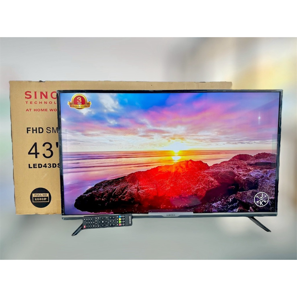 ทีวี SINGER Smart TV 43 นิ้ว รุ่น LED43DSMART (FULL LED)