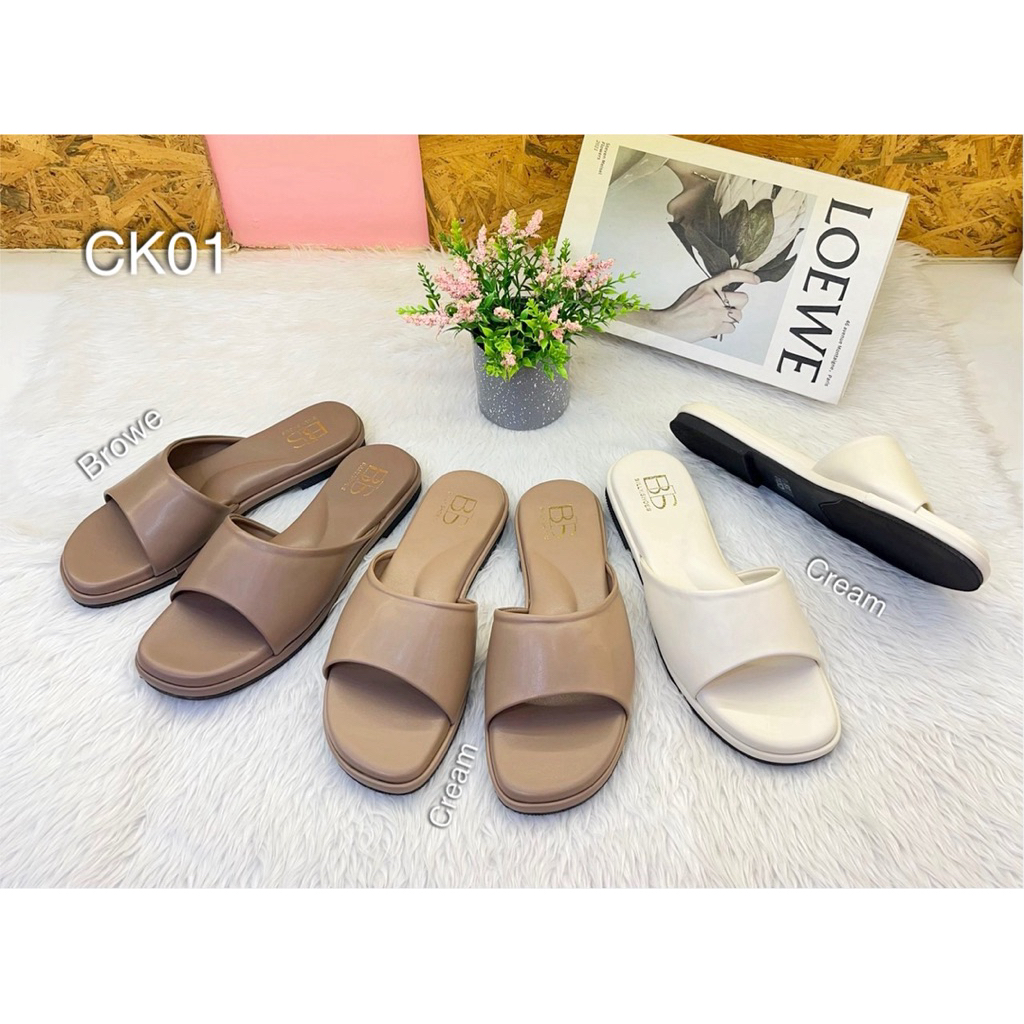 CK01 รองเท้าแตะสวมพื้นนุ่มใส่สบายมากคะ