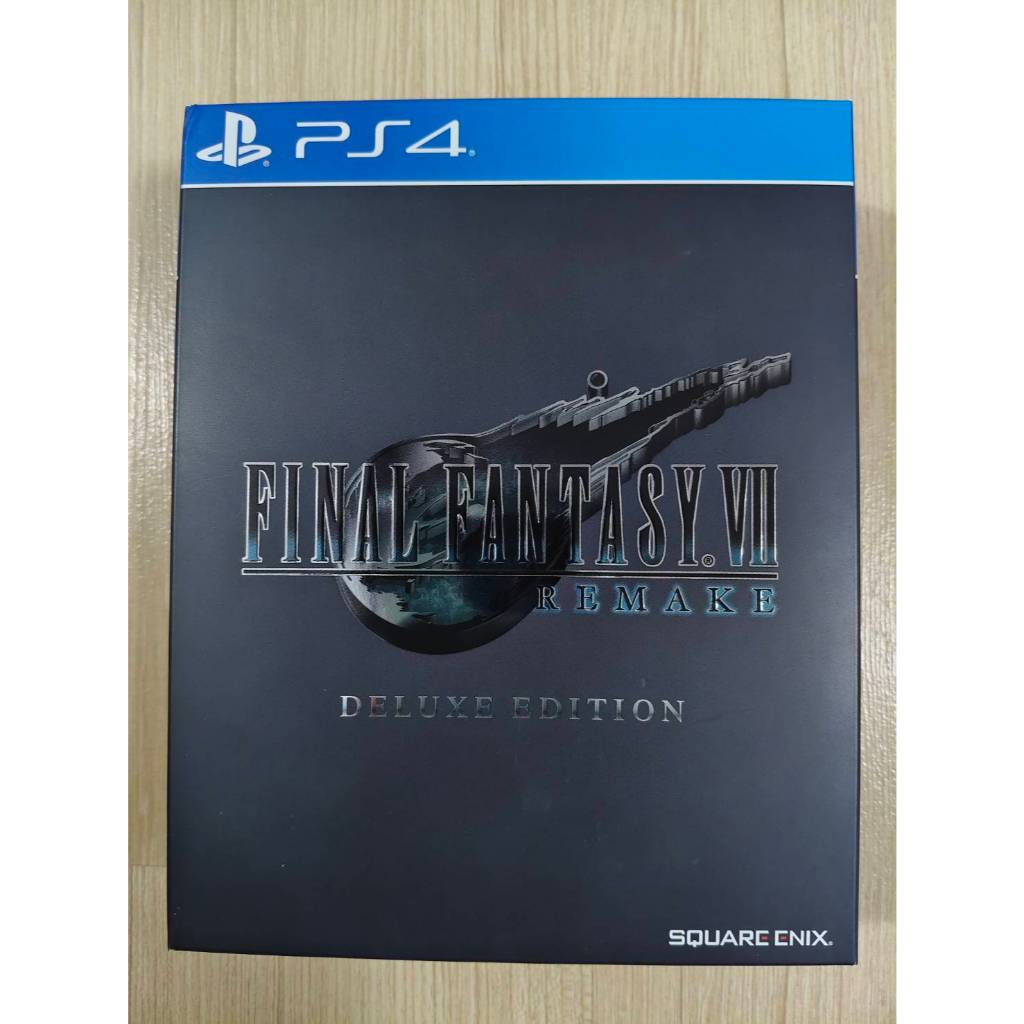 มือสอง PS4 Final Fantasy FF 7 VII Remake Deluxe Edition Zone 3 steelbook กล่องมีรอยเล็กน้อยตามรูป