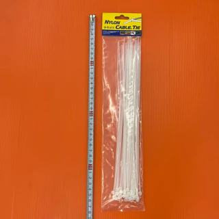 (ยกโหล 12 ชิ้น) No.332 เคเบิ้ลไท สายรัดพลาสติก cabletie สีขาว สีดำ คละสี ทักแชท