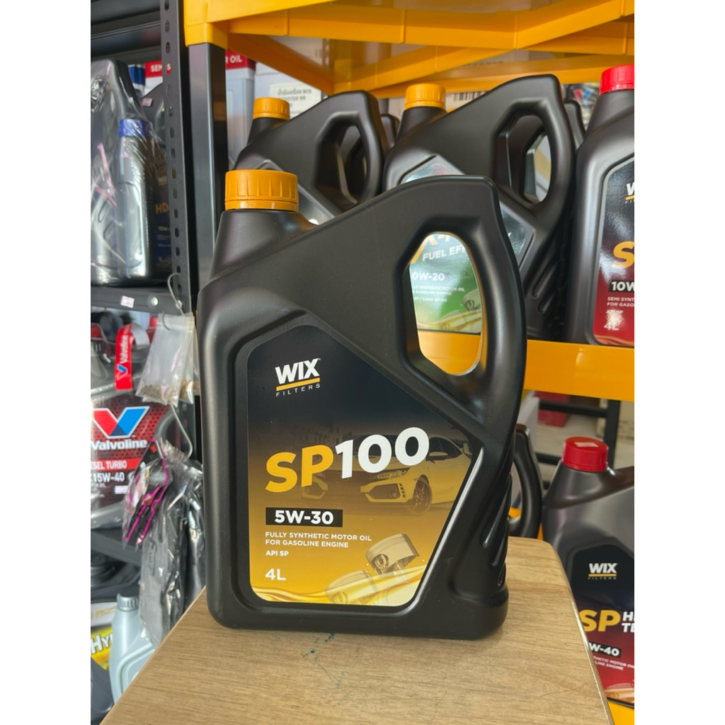 น้ำมันเครื่อง wix sp100 5w30 สังเคราะห์แท้ เบนซิน 4L