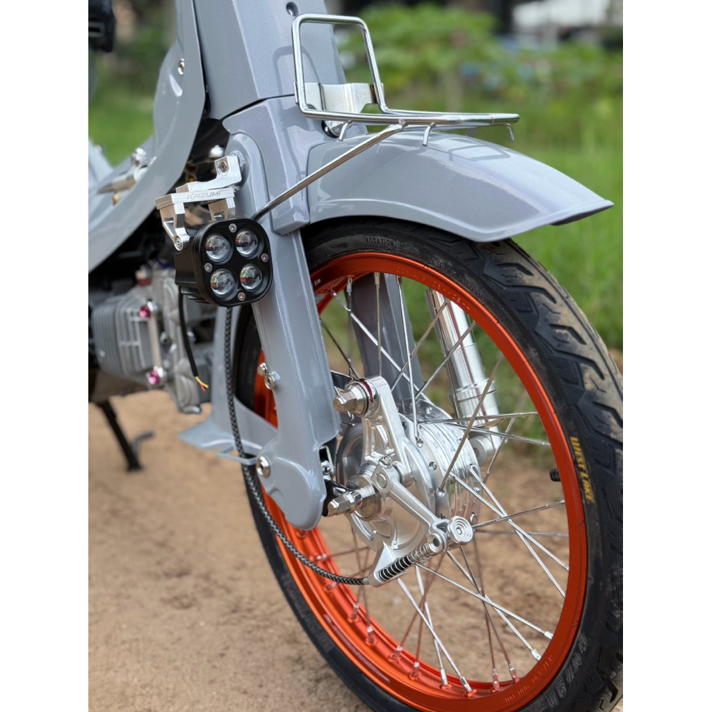 ดุมหน้าโยงcnc 1ชุดได้ ดุมหน้าฝาเบรค บุชหน้าบุชใน  ใส่รถที่มีตระเกียบหน้าได้ แกน10มิล - รูปที่ 4