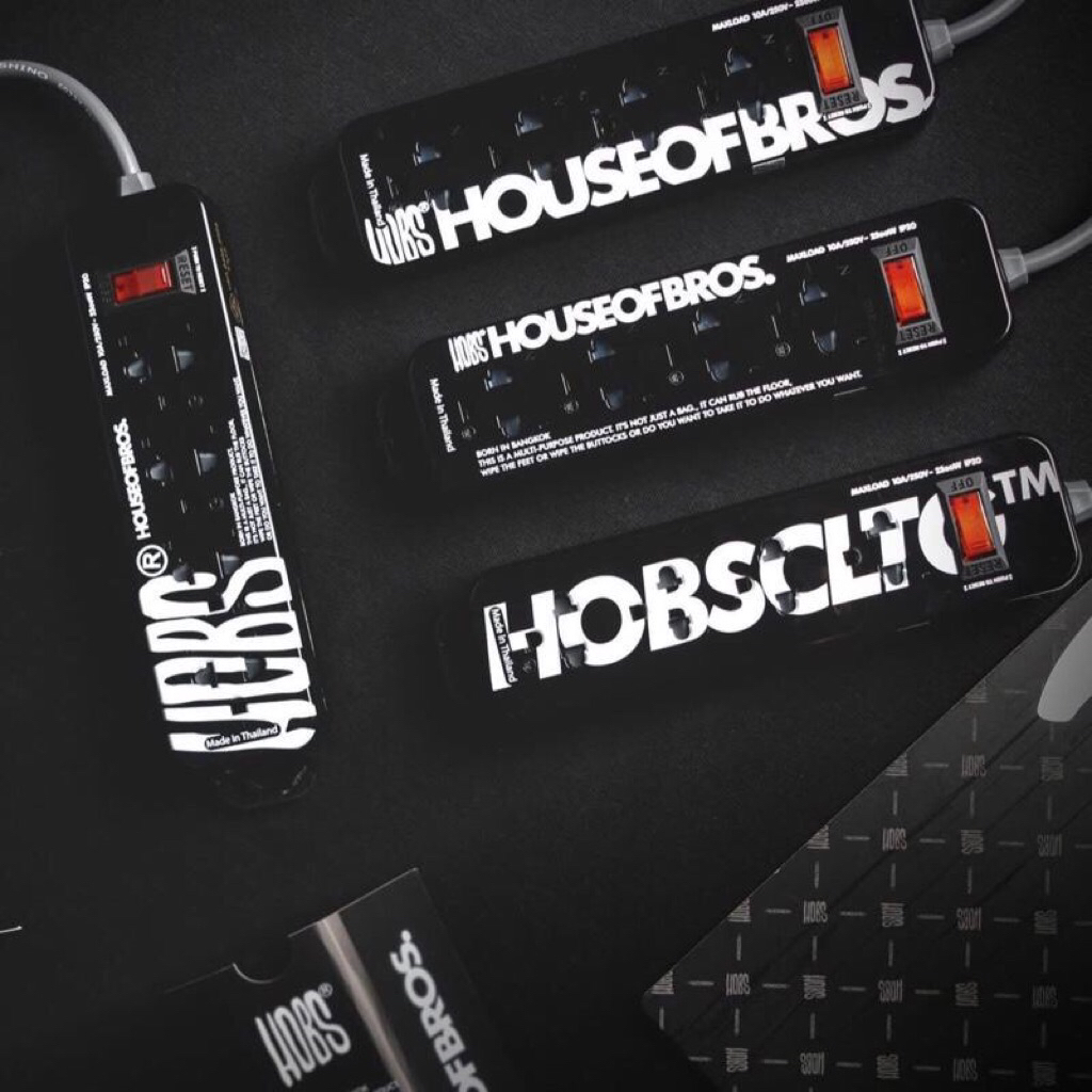 HOBS POWER STRIP ( ปลั๊กไฟ HOBS ) Surge ProtectionCircuit Switch