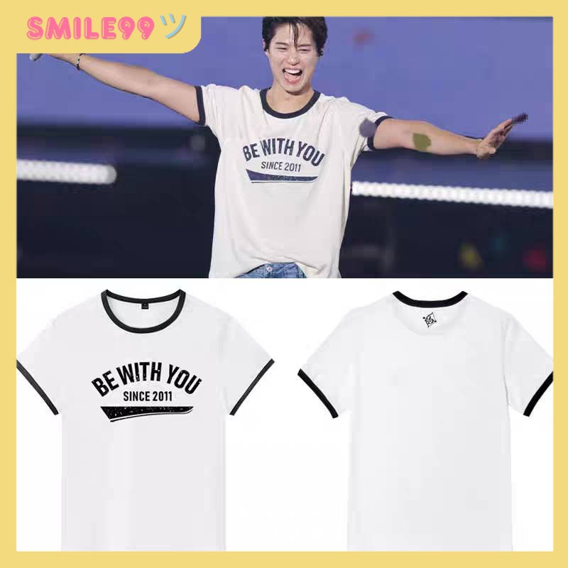 【แบ่งจ่าย อ่านรายละเอียดสินค้าก่อนสั่ง】PARK BO GUM เสื้อยืดแฟนเมด unisex สไตล์แฟชั่น kpopเกาหลี BE WITH YOU FM vibe