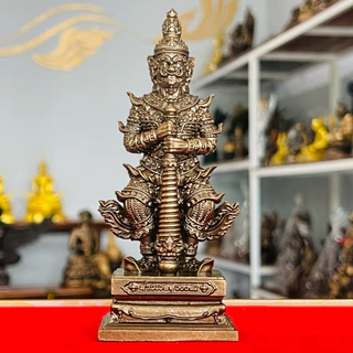 ท้าวเวสสุวรรณ แร่เหล็กน้ำพี้ ขนาดเล็ก ฐานกว้าง2นิ้วสูง4.5นิ้ว เเถมฟรีคาถาบูชา พระผงแร่เหล็กน้ำพี้ เเละทูป