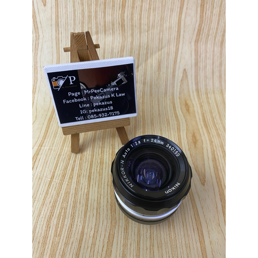 เลนส์ Nikkor-N Auto 24 mm f2.8 non ai Sn.340150