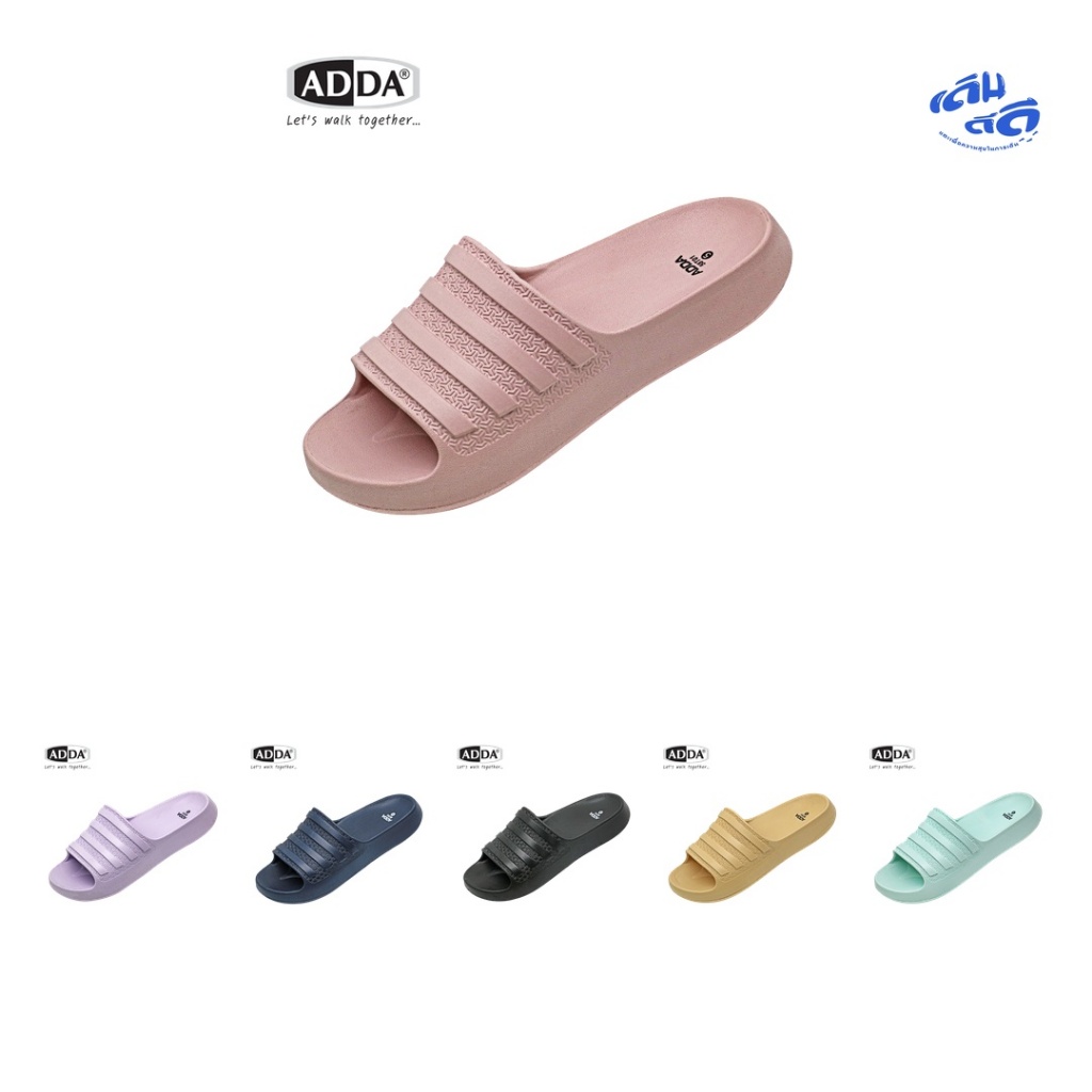 รองเท้าแตะ ADDA รองเท้าลำลองแบบสวมผู้หญิง รุ่น 58T01W1 (ไซส์ 4-6)