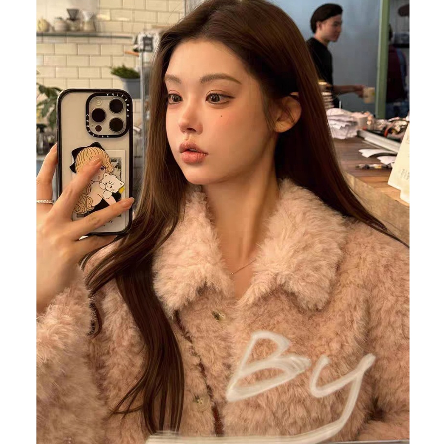 Brixxie Studio 🍬 Duffy Wool Coat - เสื้อโค้ทขนแกะเทียม