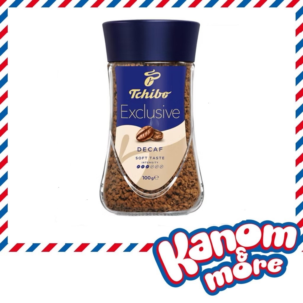 ⭐️[ของเดือน12/2569]⭐️ Tchibo Exclusive Decaf ทชิโบ เอ็กคูลซีฟ ดีคาฟ สกัดคาเฟอีนออก กาแฟสำเร็จรูป 100