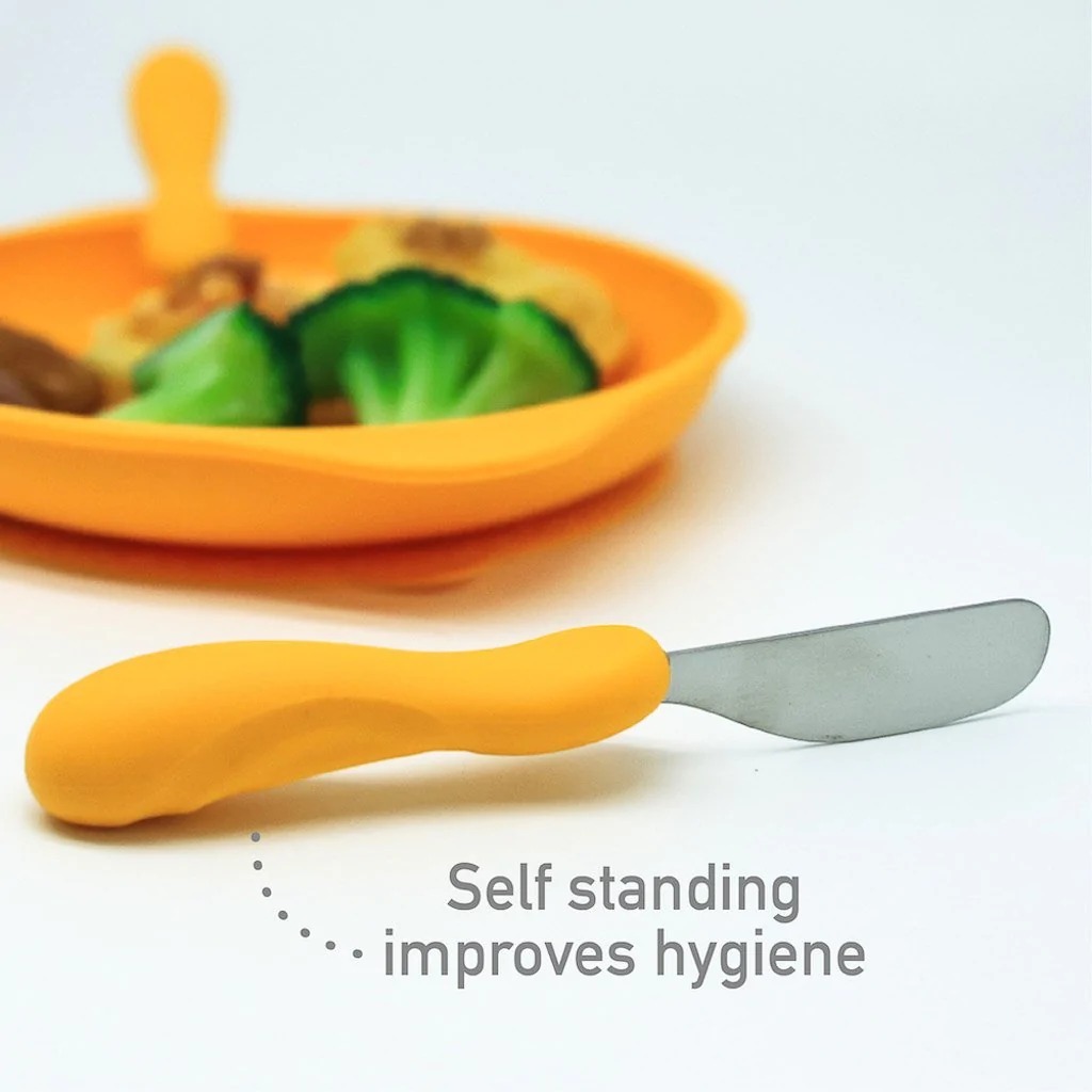 MARCUS & MARCUS ชุดช้อนส้อมมีด ส้อมและมีดปลายมน Easy Grip Cutlery Set (3y+) ราคา ถูกที่สุด ดีลบีเคเค แกลเลอรีภาพที่ 5