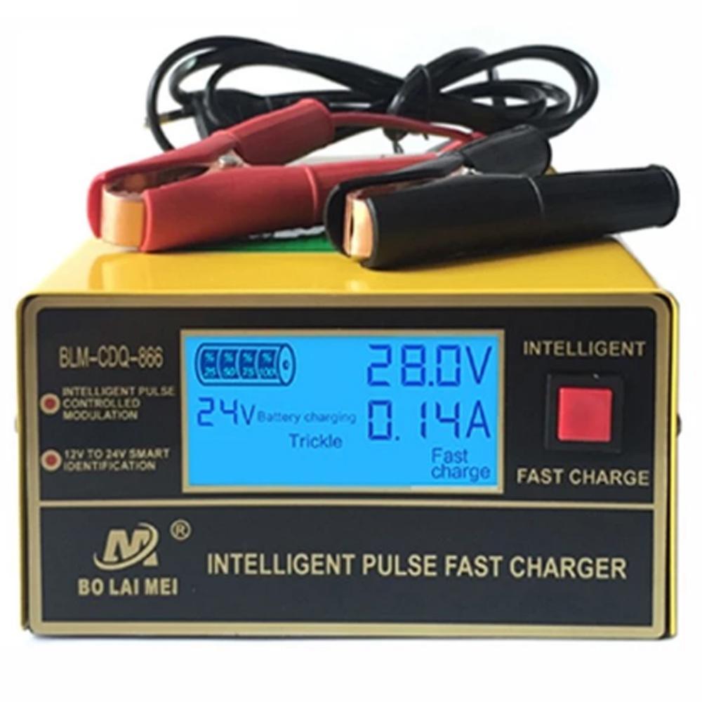 เครื่องชาร์จbattery เครื่องชาตแบตเตอรี่รถยนต์ 12v24 ชาร์จแบตเตอรี่ 220W ตู้ชาตแบต ที่ชาจแบตรถยน
