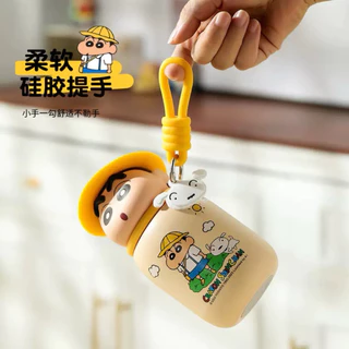 พร้อมส่งในไทย🇹🇭Crayon Shin Chan Mini 330ml ขวดน้ําสแตนเลสทนอุณหภูมิสูงถ้วยน้ําขนาดเล็กน่ารัก