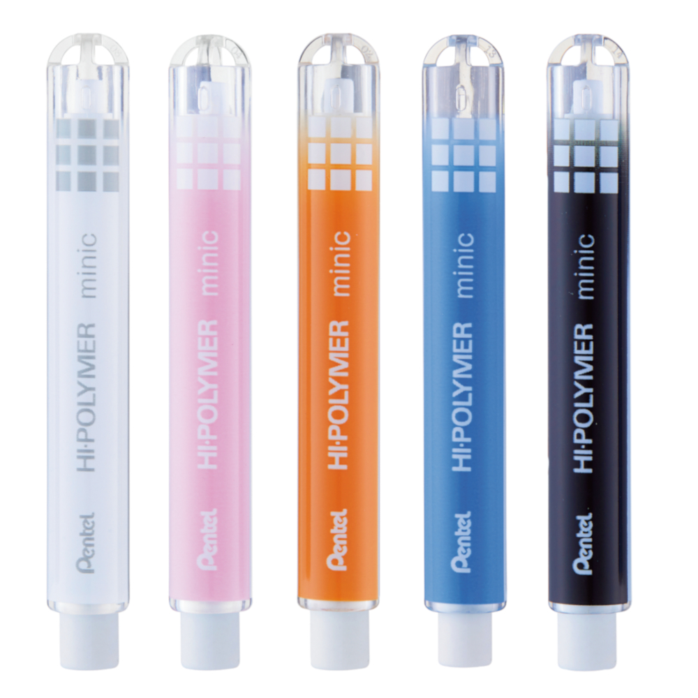 Pentel ZE82 ยางลบเลื่อน ขนาดเล็ก **Non-PVC** และ **Latex-free** มีไส้ยางลบเปลี่ยน
