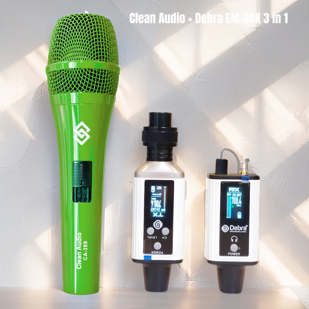 Clean Audio CA-289 + Debra EM-BOX 3 in 1 WHITE ( โปรซื้อคู่ สุดคุ้ม )