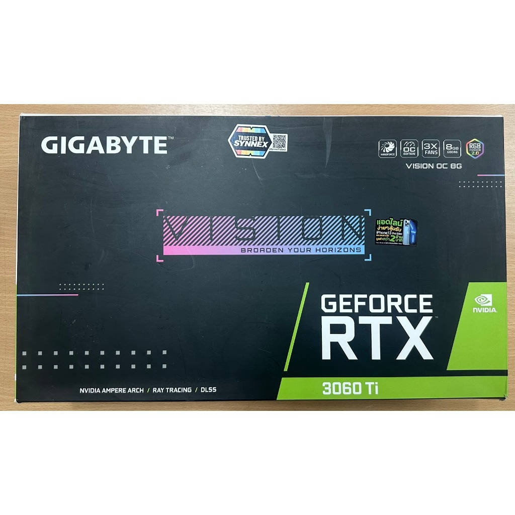 GIGABYTE VISION GEFORCE RTX 3060 TI 8GB [มือสอง]