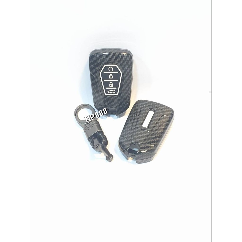 เคสเคฟร่าห์คาร์บอนหุ้มกุญแจรีโมทย์รถยนต์ ISUZU MUX'2021-2025