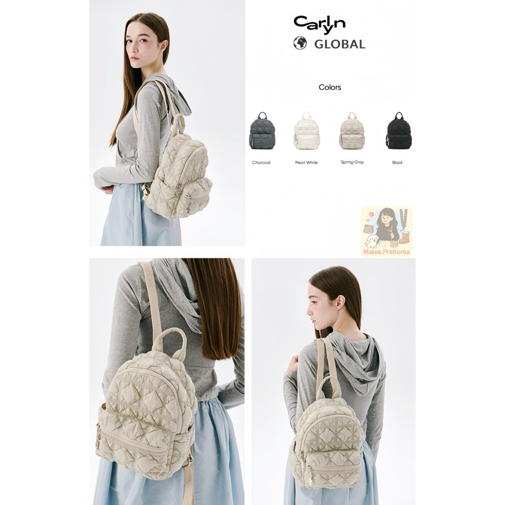 Carlyn รุ่น Carlin Mellow กระเป๋าแบรนด์เกาหลี กระเป๋าCarlyn กระเป๋าสะพาย กระเป๋านักเรียนน่ารัก ของแท