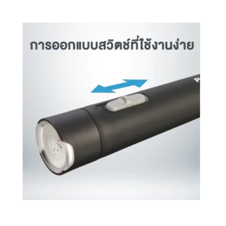 ไฟฉาย Led Panasonicแท้ ใช้2A*3ก้อน BF-BG01TL-Z2 คละสี (มีสีขาว/สีดำ) มีมอก.