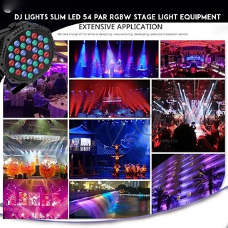 ไฟเวที ไฟพาร์ กระพริบตามจังหวะ Disco light ไฟพาร์LED PAR LED RGB ไฟเทค ไฟหลากสี ไฟงานเลี้ยง ไฟเวที