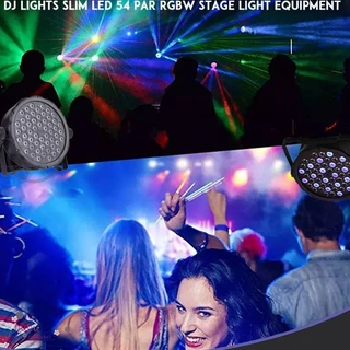 ไฟเวที ไฟพาร์ กระพริบตามจังหวะ Disco light ไฟพาร์LED PAR LED RGB ไฟเทค ไฟหลากสี ไฟงานเลี้ยง ไฟเวที