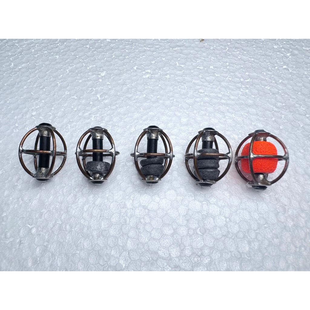 ตะกร้อวิ่งลวดทองแดง 2.5cm. งาน(Handmade) ชุดละ 2 ลูก