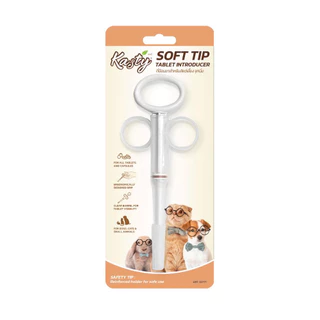 [ 02771 ] Kasty Soft Tip Tablet Introducer ที่ป้อนยา สำหรับสัตว์เลี้ยง จุกนิ่ม ขนาด 14.5 x 6 ซม