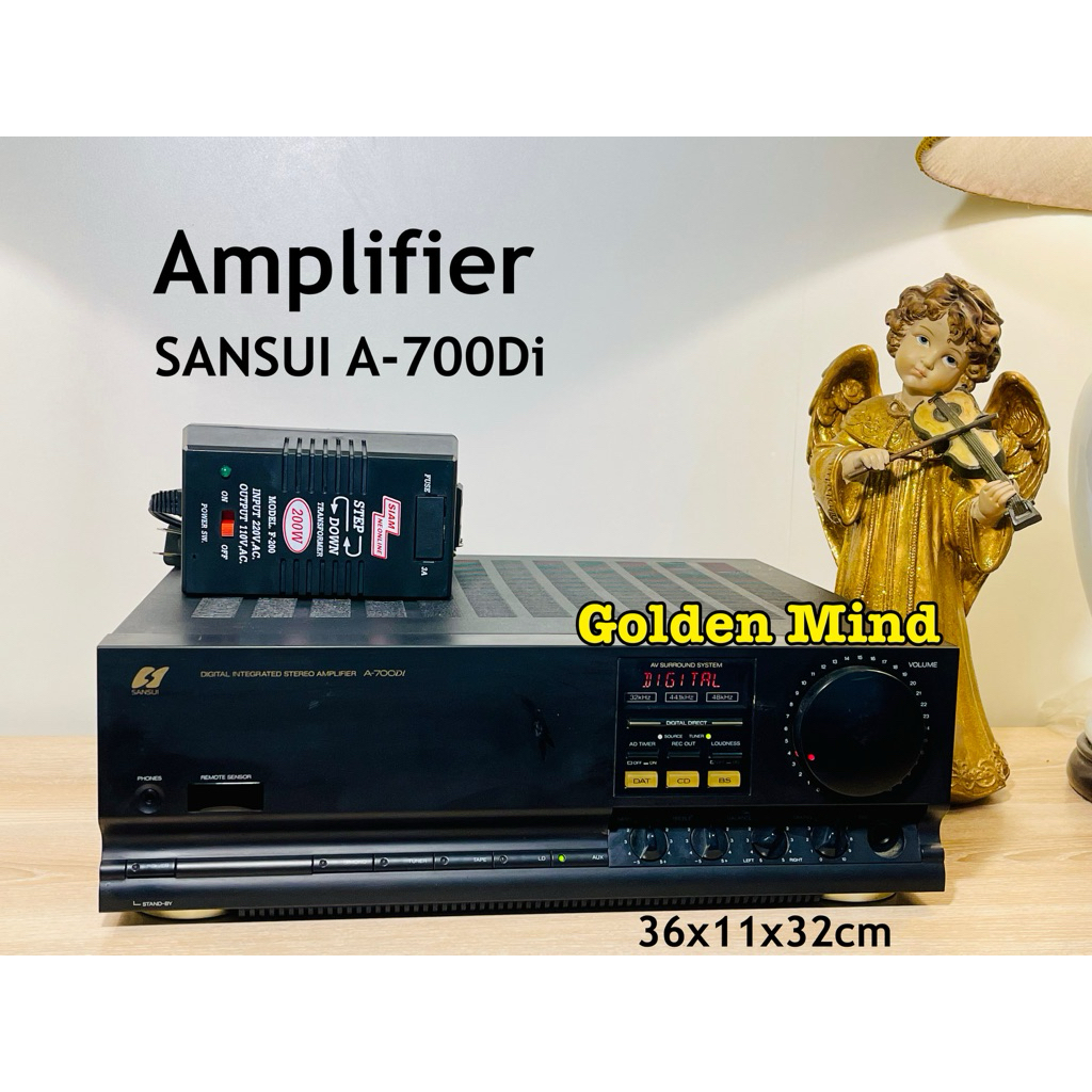 A-02-260825 SANSUI A-700Di เครื่องขยายเสียงมือสองจากประเทศญี่ปุ่น 50+50W 8ohms ไม่มีรีโมท