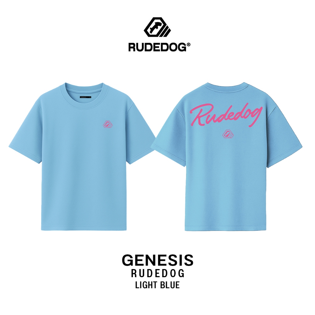 เสื้อยืดโอเว่อร์ไซส์  แบรนด์ RUDEDOG นุ่มตัวท็อป รุ่น GENESIS รูปที่ 5