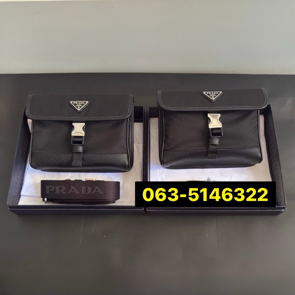 🔥พร้อมส่ง🔥 New Prada Re-Nylon 2ZH108 phone bagปี25 ของแท้100%