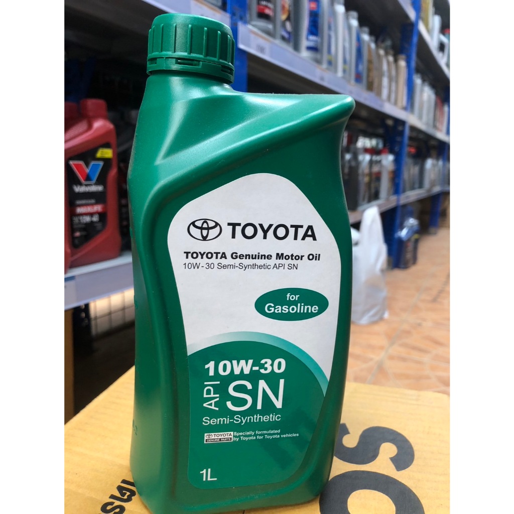 น้ำมันเครื่อง TOYOTA แท้ห้าง เบนซิน 10W-30 [08880-84676] กึ่งสังเคราะห์ ขนาด 1L