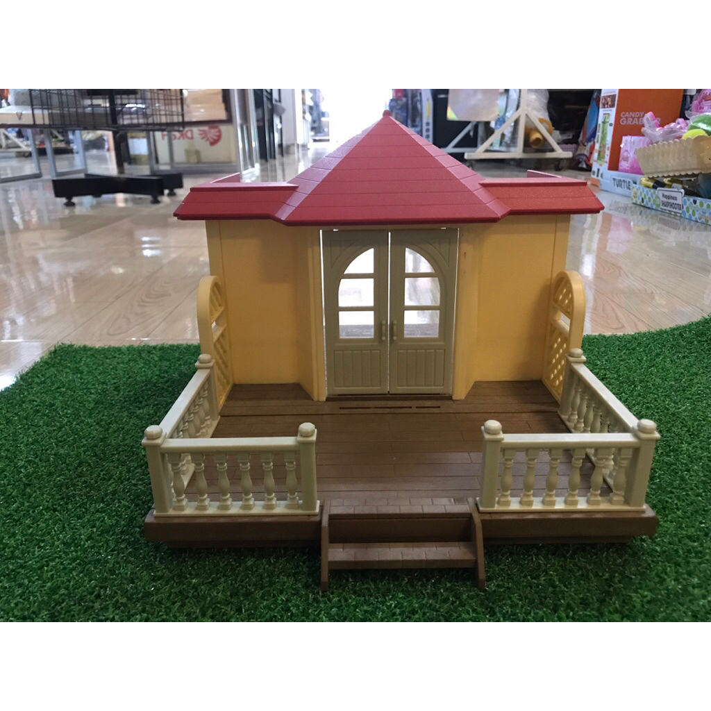 X222-Sylvanian Familees Wonderful House On The Terrace ซิลวาเนียนมือสองแท้💯🇯🇵