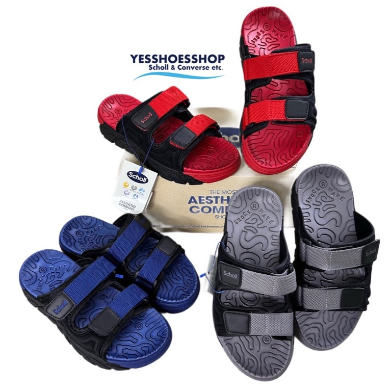 รองเท้าแตะ Scholl รุ่น Cyclone 955 มี 6 สี เบอร์ 35 - 44  สินค้าลิทขสิทธ์แท้จากบริษัทสกอล์ล พร้อมส่ง