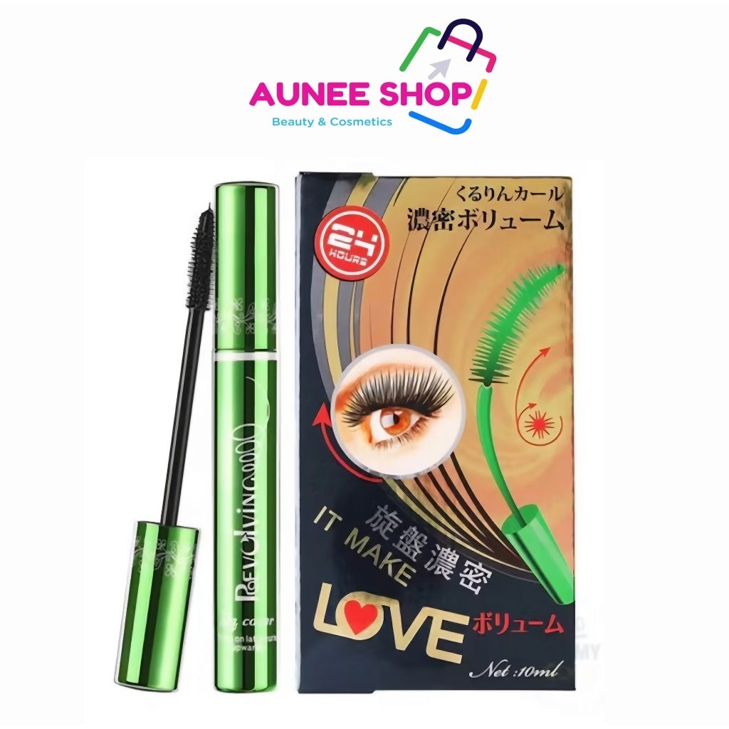 ส่งฟรี/มีไลฟ์  (1ชิ้น)((ของแท้)) BQ girl Perfect Eyelash Revolving Mascara 10mlบีคิว คอฟเวอร์มาสคาร่าเขียว ในตำนาน