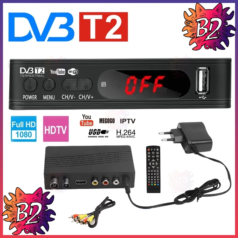 กล่องดิจิตอลทีวี กล่องทีวี กล่อง ดิจิตอล2025 Digital TV HDBOXใช้ร่วมกับเสาอากาศทีวี กล่องรับสัญญาณtv