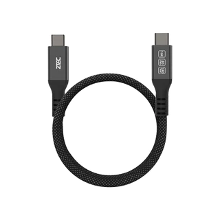 ZTEC ZC661 สายชาร์จเร็วแบบแม่เหล็ก 240W USB-C to USB-C Thunder 5,USB 4 รองรับการเชื่อมต่อภาพ 16K -24M