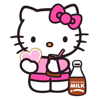 ตัวรีดติดเสื้อ Hello kitty set.2 ขนาด 10 CM🍒 แผ่นฟิมล์รีดร้อน อาร์มติดเสื้อ DIY คิตตี้ 🍒