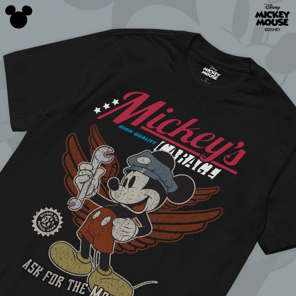 Power 7 Shop เสื้อยืดการ์ตูน "มิกกี้เมาส์" ลิขสิทธิ์แท้ DISNEY “เทคนิคพิเศษ“(MKX-259) — صورة 3