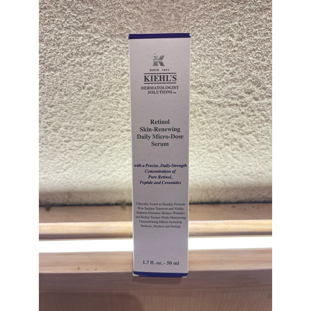 KIEHL'S RETINOL DAILY SKIN-RENEWING MICRO-DOSE SERUM 50ML เซรั่มเรตินอล ลดเลือนริ้วรอย เพื่อผิวกระชั