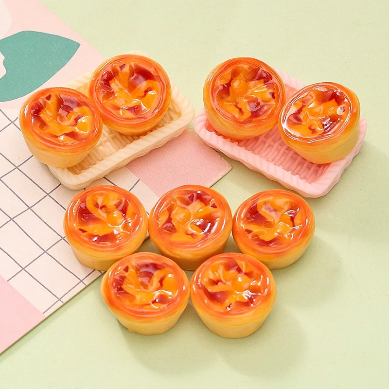j266/1ทาร์ตไข่จิ๋วของเล่นแพ็คละ 10 ชิ้น